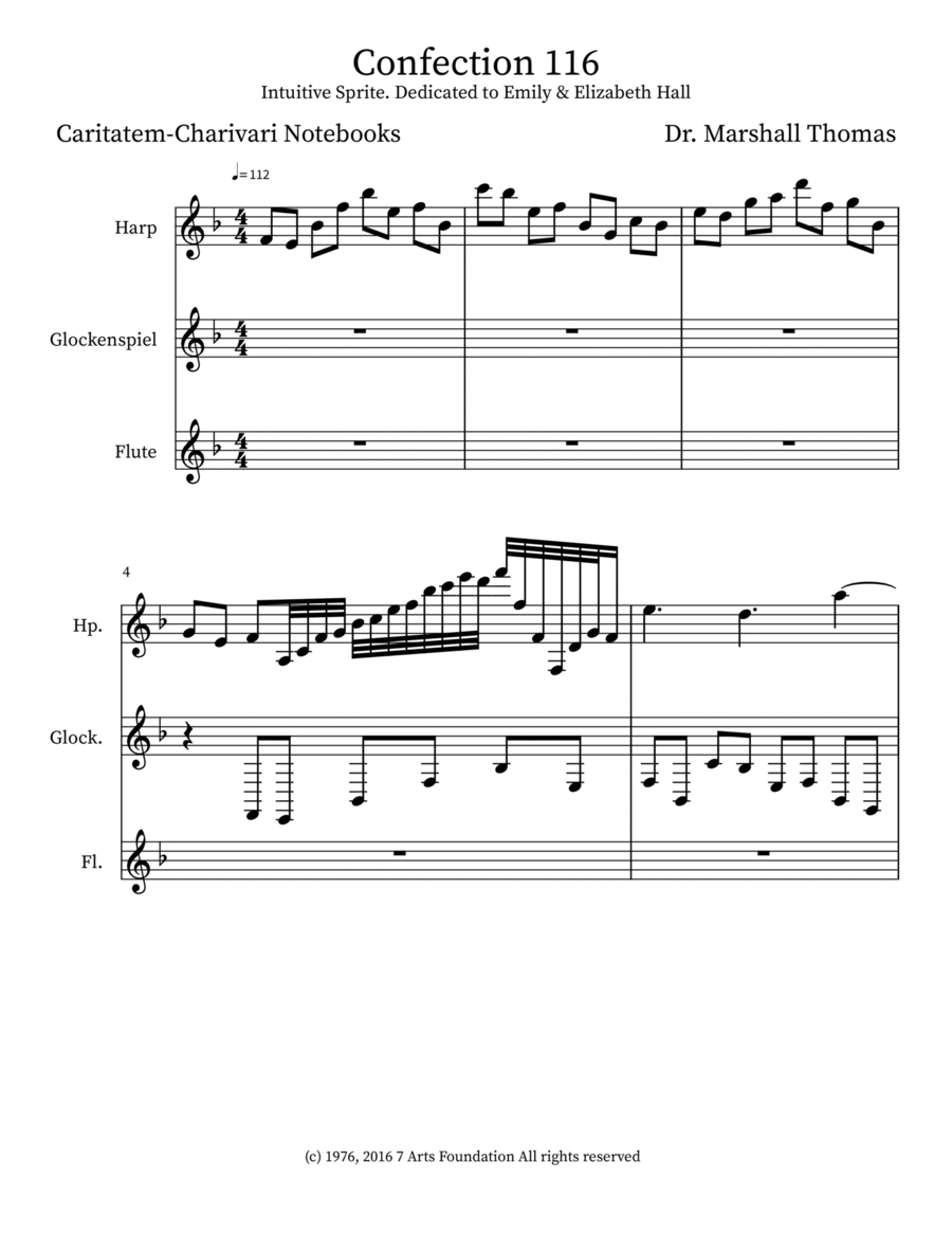 Confection 116 Flute scores gallery preview page 1