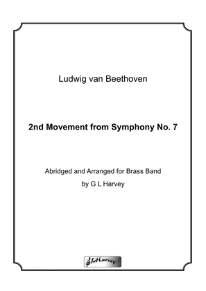 Book cover for 2nd Movement from Beethoven Symphony No.7 for Brass Band