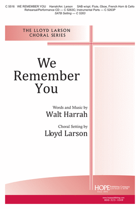 Book cover for We Remember You