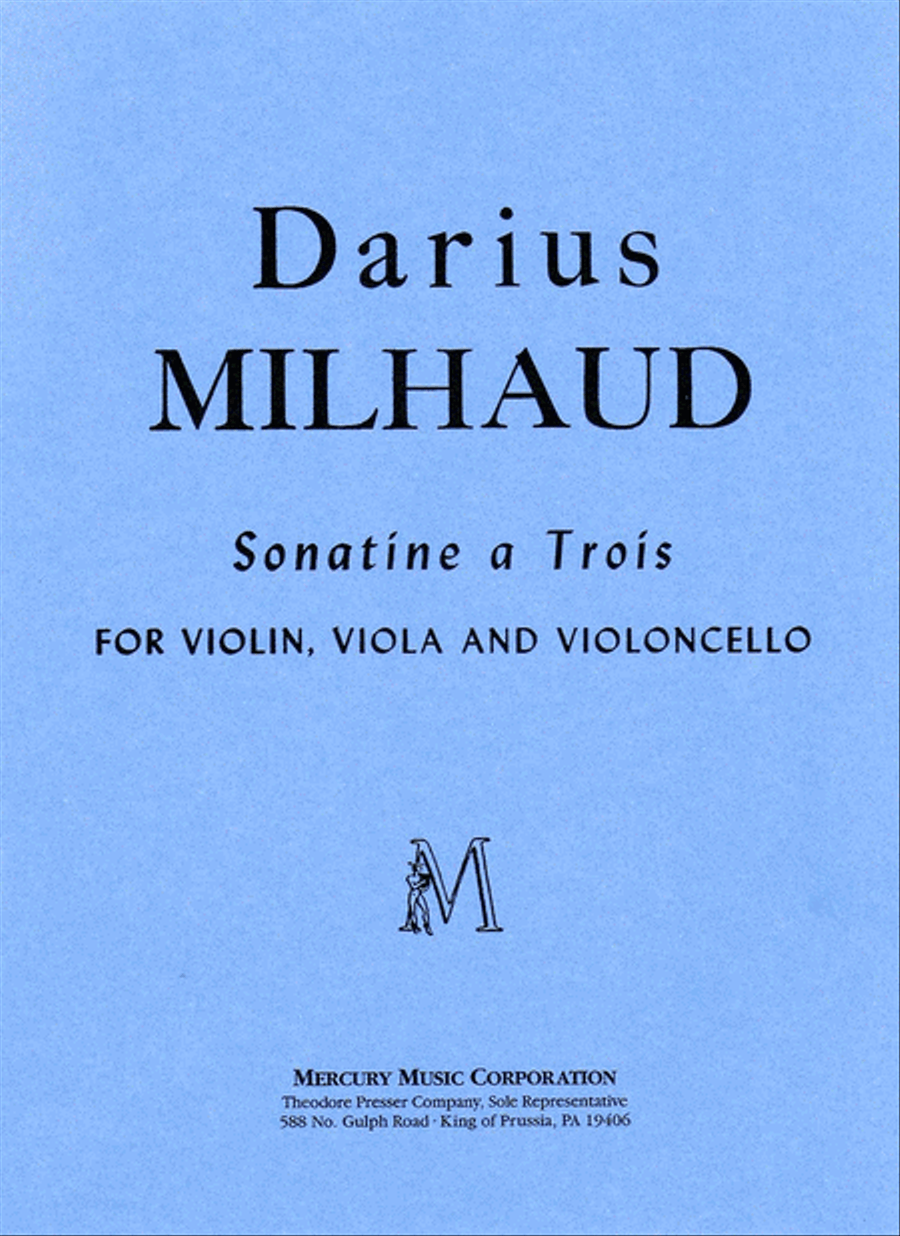 Sonatine A Trois String Trio scores gallery preview page 1