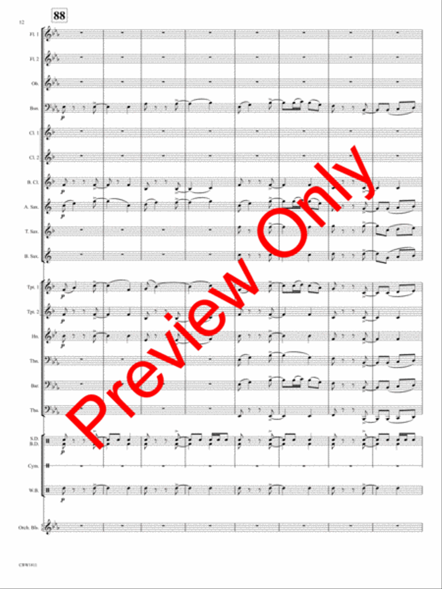 Western Legends Western Legends Concert Band scores gallery preview page 15