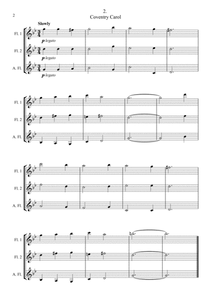 15 Carols arranged for Flute Trio image number null