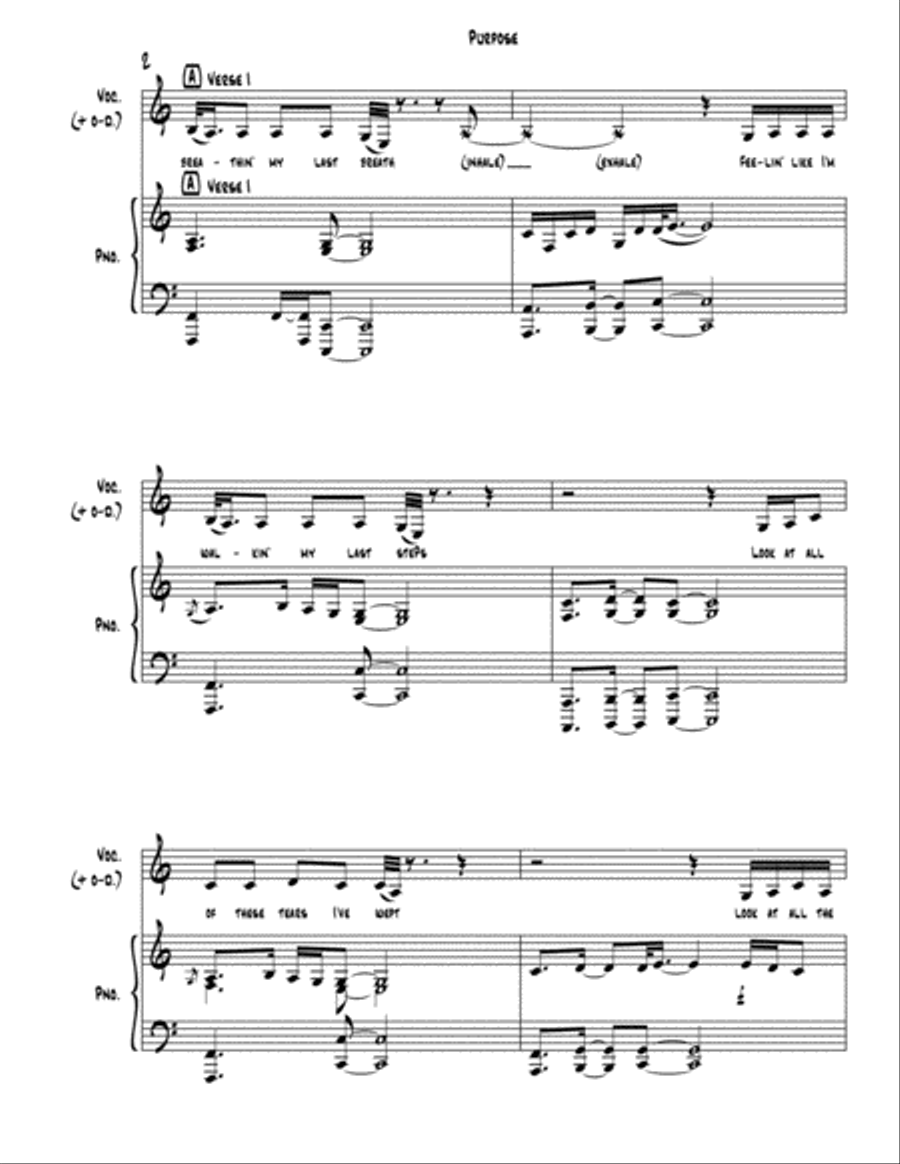 Purpose Voice Solo scores gallery preview page 2