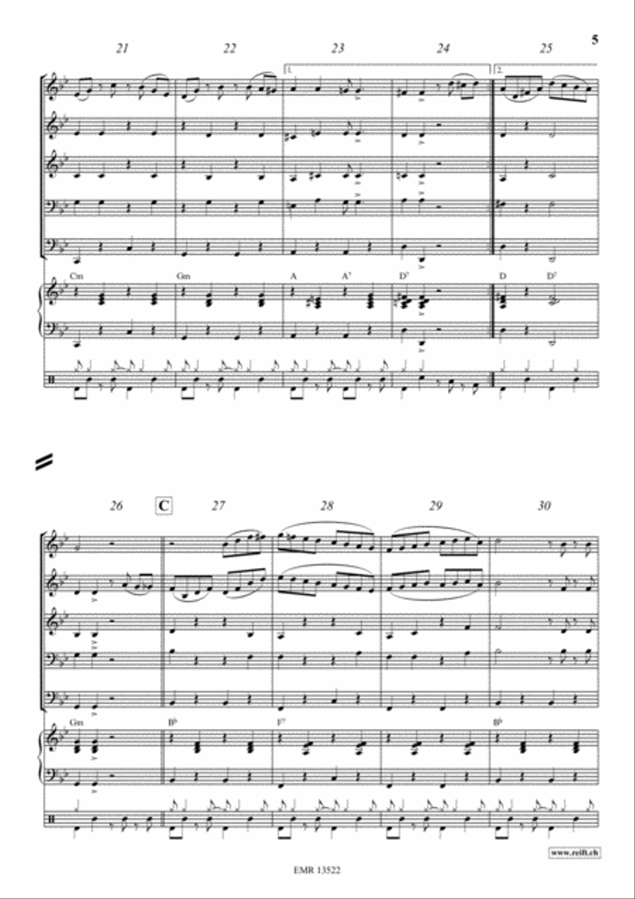 Tico Tico Woodwind Quintet scores gallery preview page 5