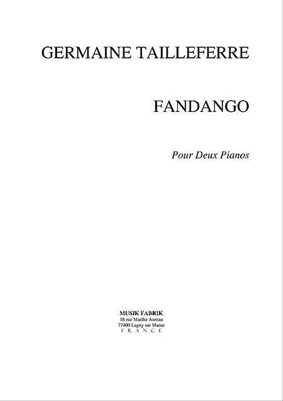 Fandango 2-Part scores gallery preview page 1