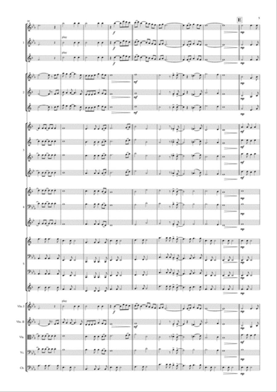 A Winter's Tale A Winter's Tale Concert Band scores gallery preview page 5