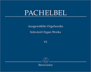 Book cover for Ausgewahlte Orgelwerke, Band 6