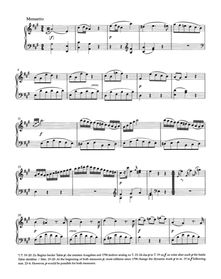 Sonata for Piano in A Major K. 331 (300i)