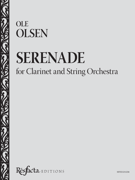 Serenade for Clarinet and String Orchestra image number null