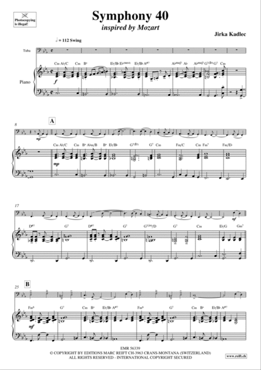 Symphony 40 Tuba scores gallery preview page 4
