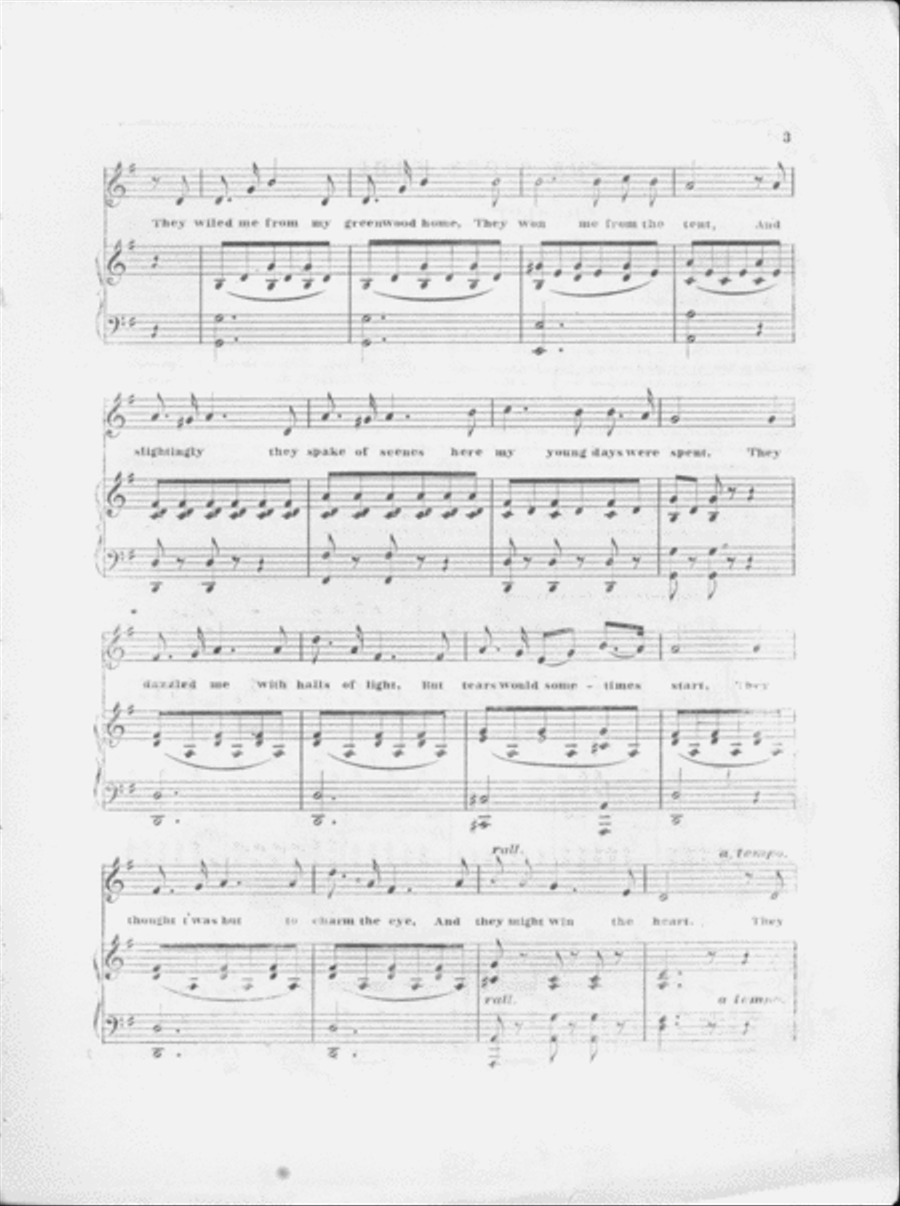 Gipsey Girl, or, Charlotte Stanley Voice scores gallery preview page 3