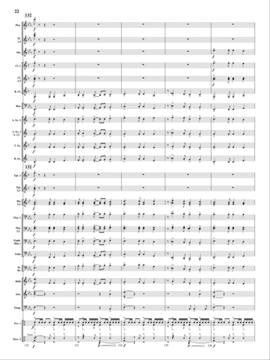 On Wings of Magic Concert Band scores gallery preview page 21