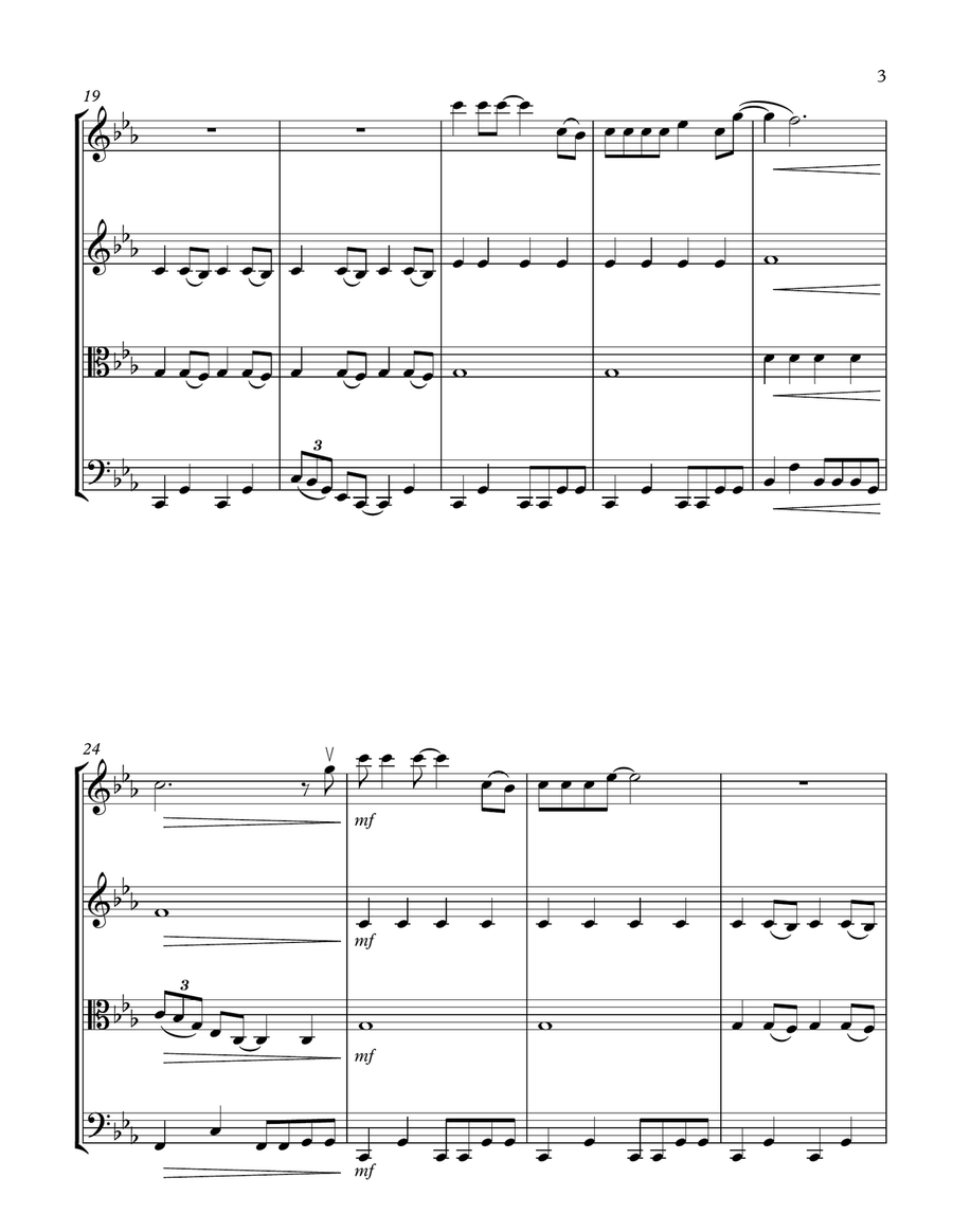 Detroit Rock City String Quartet scores gallery preview page 3