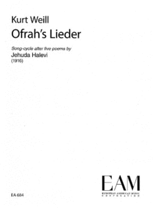 Book cover for Ofrah's Lieder