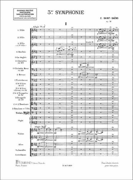 3e Symphonie en Ut Mineur opus 78