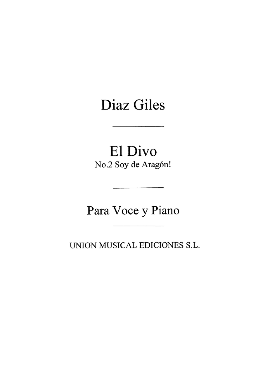 El Divo No.2 Soy En Aragon