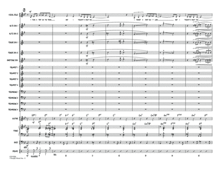 I Thought About You (Key: B-flat) - Conductor Score (Full Score)