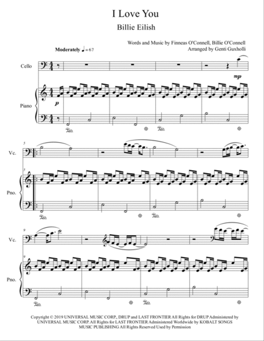 I Love You I Love You Small Ensemble scores gallery preview page 2