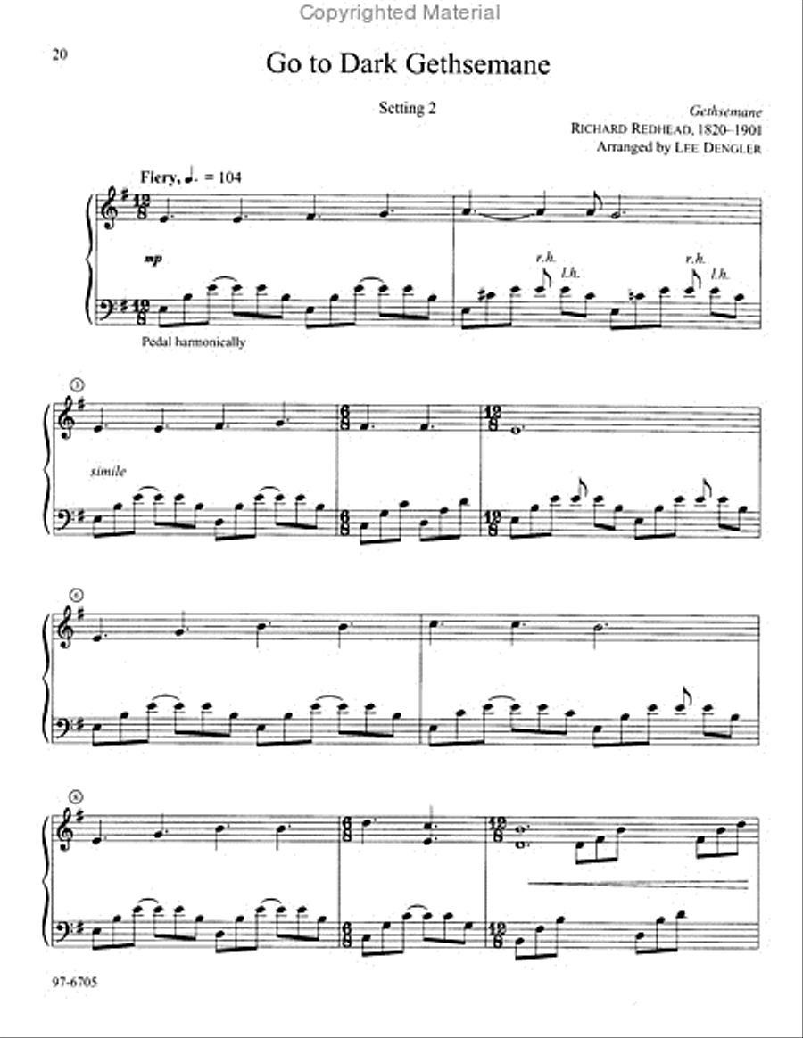 Lenten Piano Variations Piano Solo scores gallery preview page 9