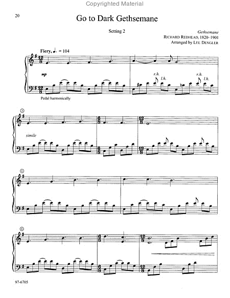 Lenten Piano Variations