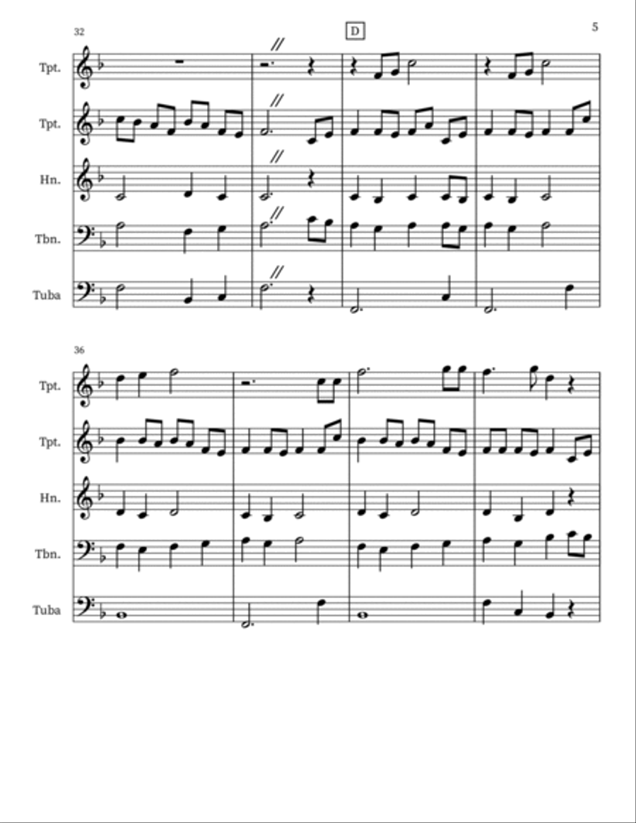 We Are One in the Spirit Small Ensemble scores gallery preview page 5