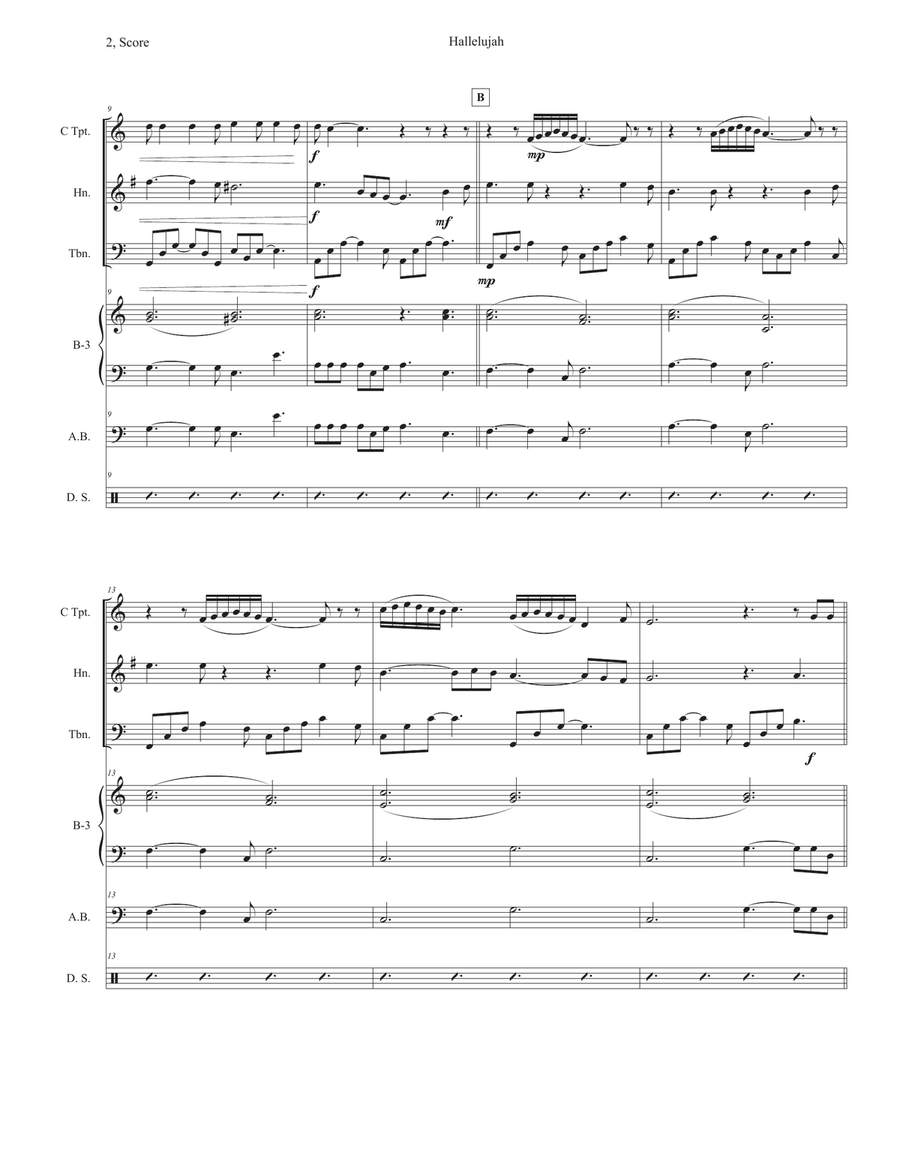 Hallelujah Hallelujah Sacred scores gallery preview page 2