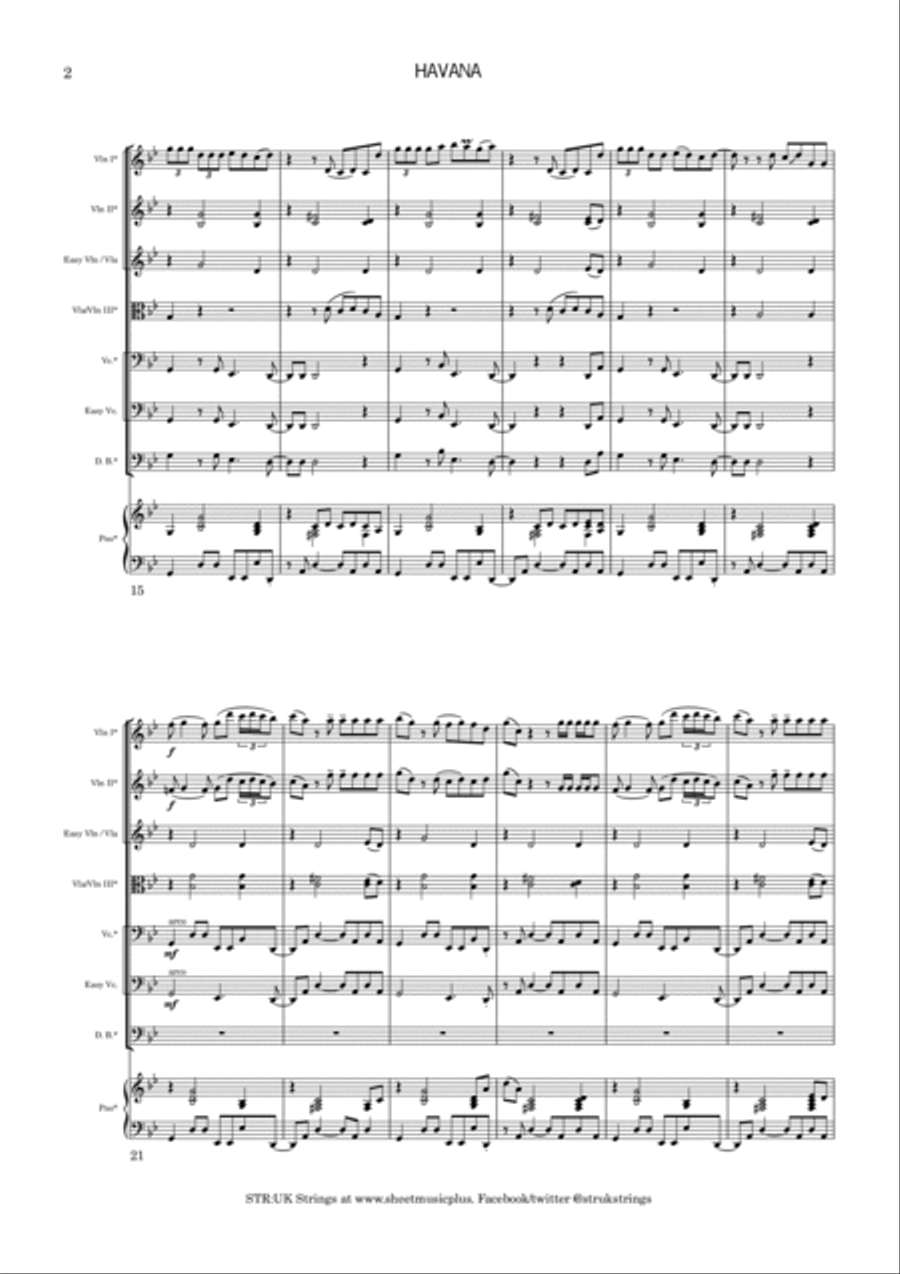 Havana Score and Parts scores gallery preview page 3