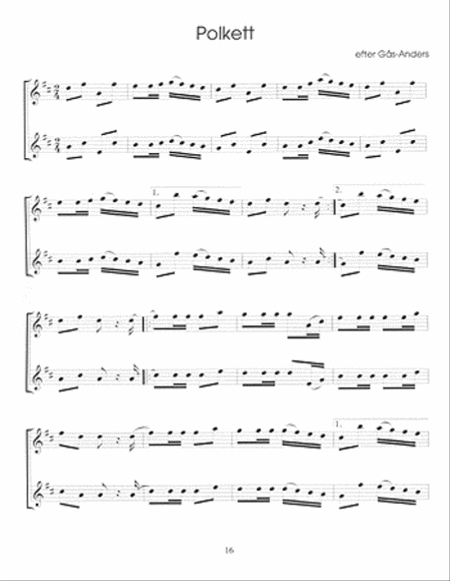Favorite Swedish Fiddle Tunes Violin scores gallery preview page 3