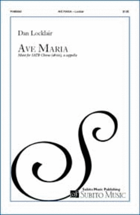 Book cover for Ave Maria motet