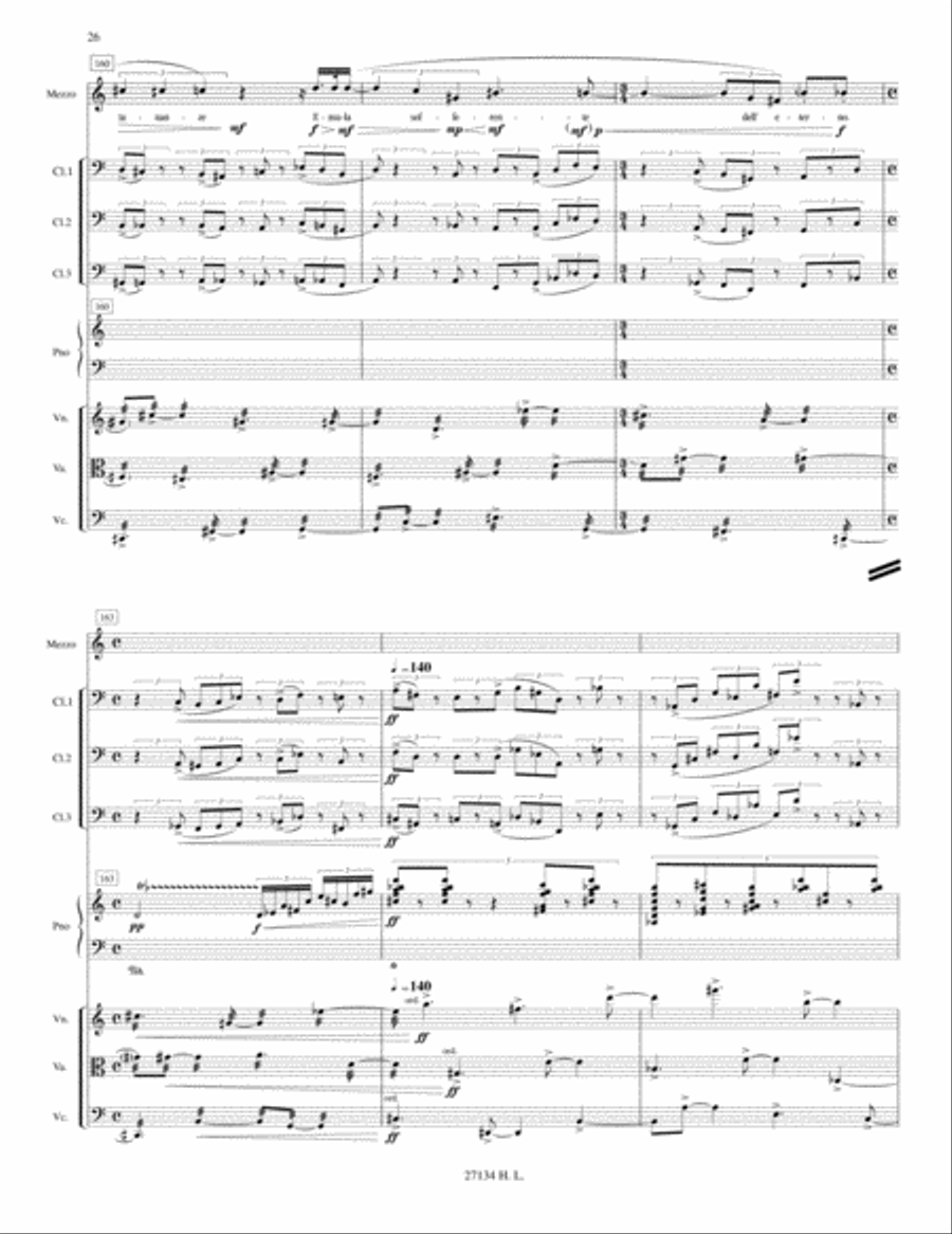 La morte meditata Mezzo-Soprano Voice scores gallery preview page 8