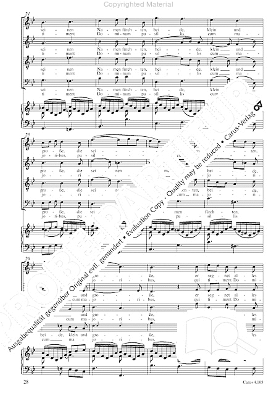 Choral collection Mendelssohn - editionchor Choir scores gallery preview page 29