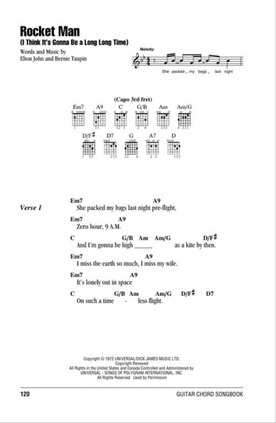 Elton John Electric Guitar scores gallery preview page 7