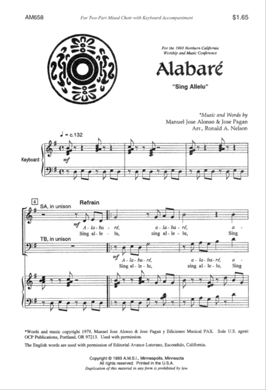 Alabaré Alabaré 2-Part scores gallery preview page 2