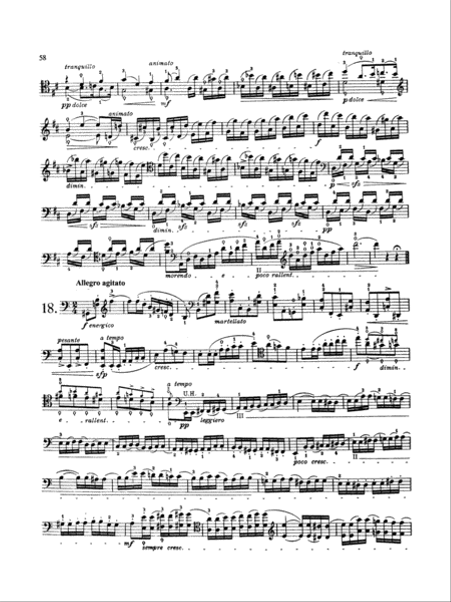 Grützmacher: Etudes, Op. 38 Part scores gallery preview page 1