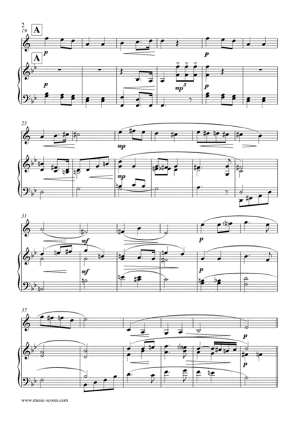 Wedding March from Lohengrin - Bass Clarinet and Piano image number null