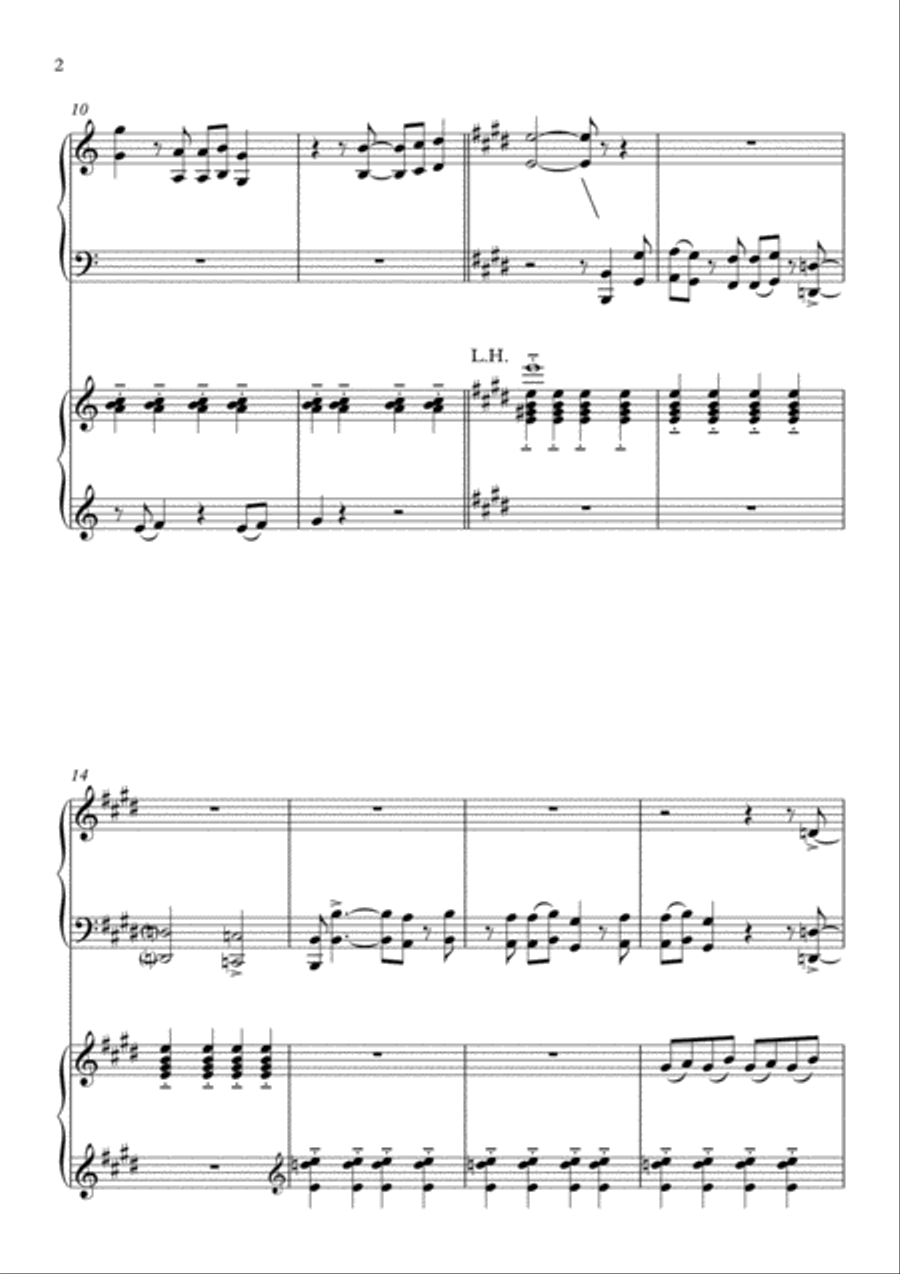 EMILY WILDING DAVISON 2 Pianos, 4-Hands scores gallery preview page 5