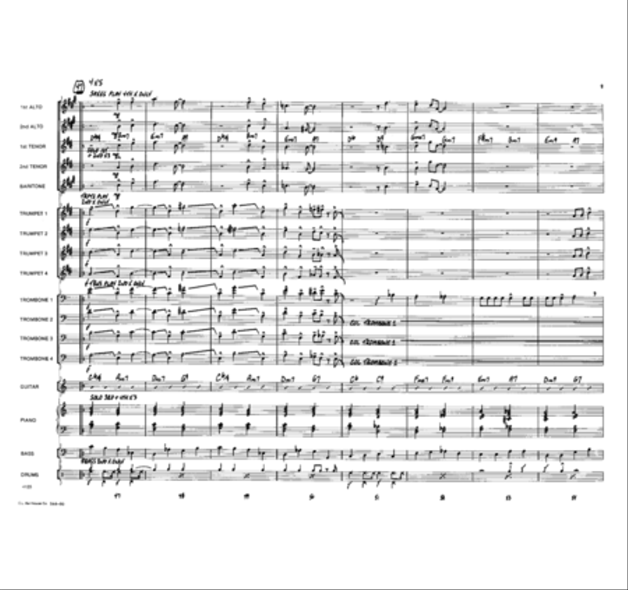 One For Woody Jazz Ensemble scores gallery preview page 8