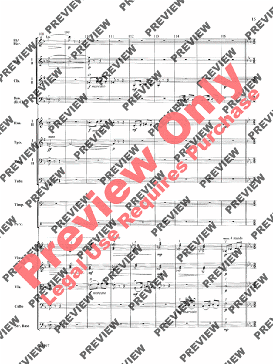 Overture to the Wasps Full Orchestra scores gallery preview page 15