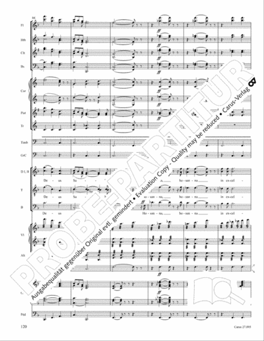Messe solennelle de sainte Cecile STB scores gallery preview page 133