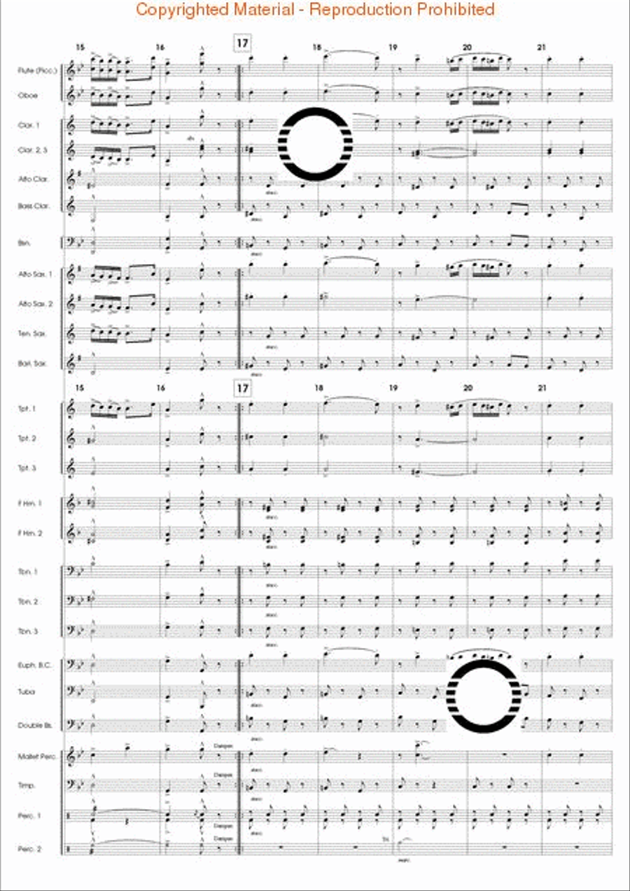Articulation Studies Concert Band scores gallery preview page 57