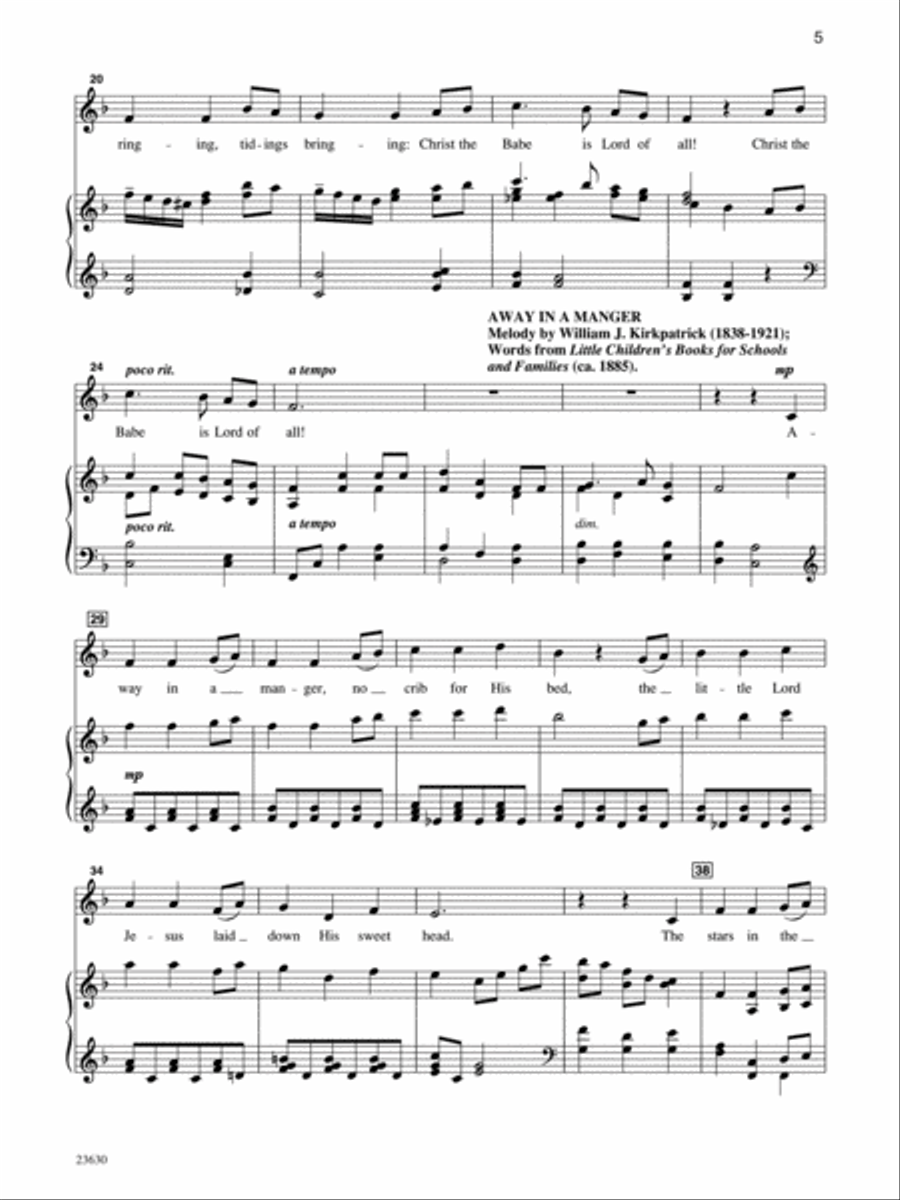 Twelve Days of Christmas (A Christmas Musical for Unison Voices) - Director's Score Unison Choir scores gallery preview page 5
