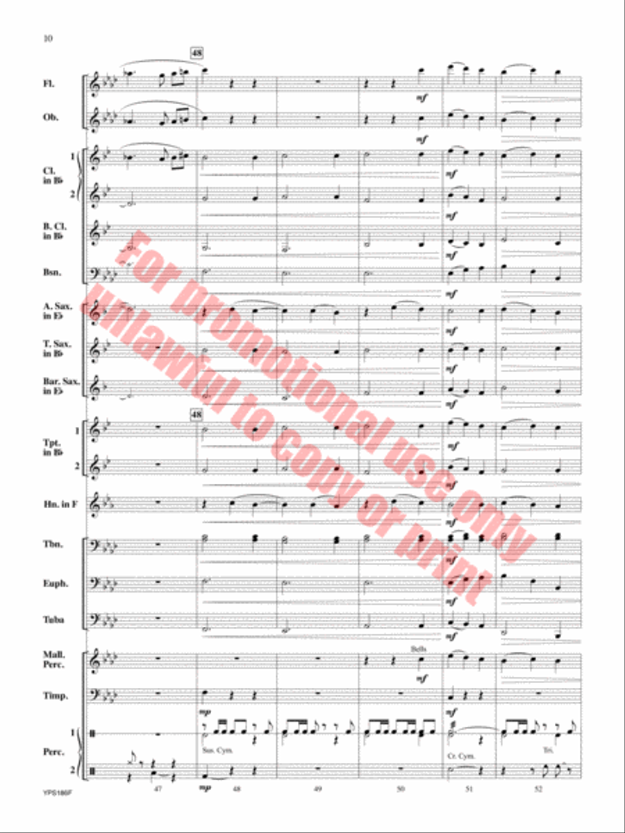 Renaissance Canzona Concert Band scores gallery preview page 11