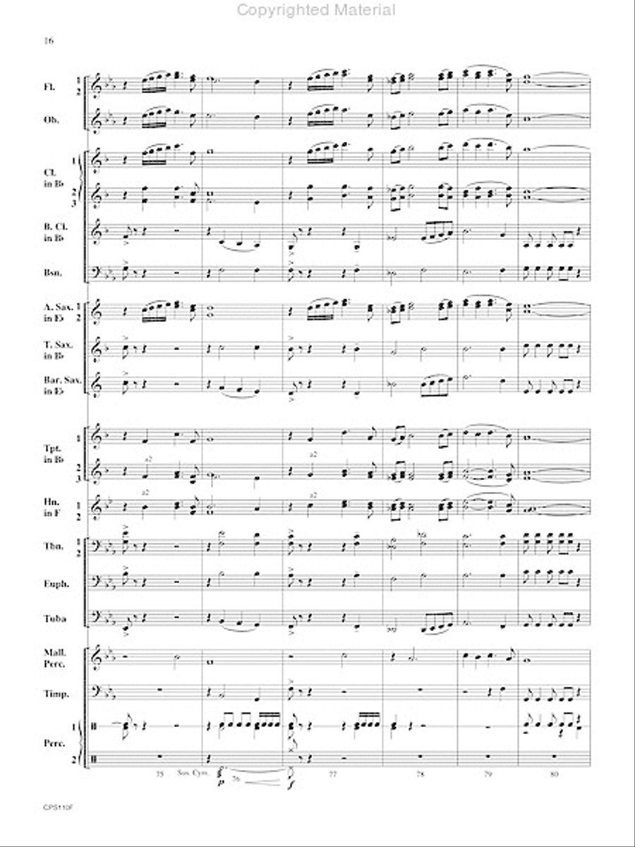 Mystic Portal Concert Band scores gallery preview page 17