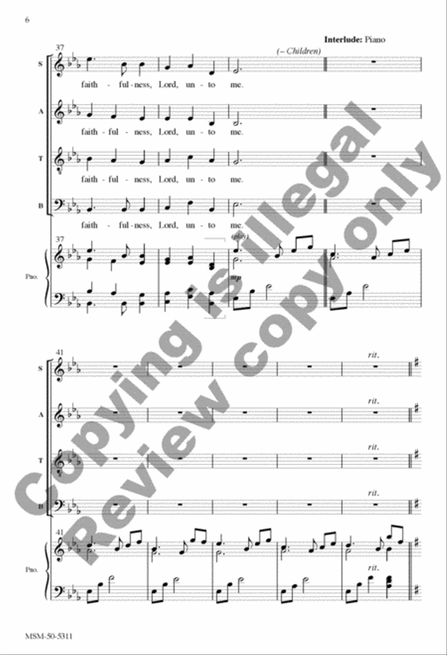 Great Is Thy Faithfulness Divisi scores gallery preview page 21