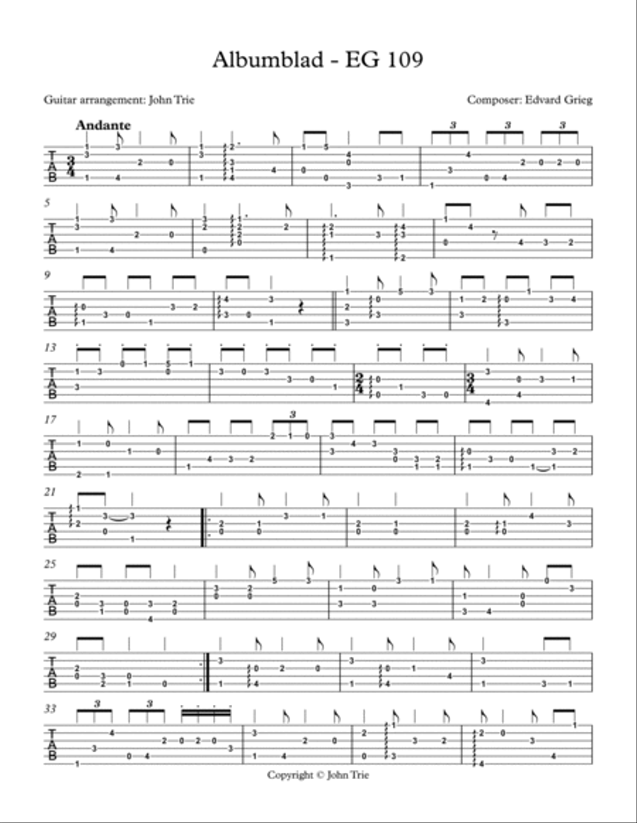 Albumblad - EG 109 Acoustic Guitar scores gallery preview page 2