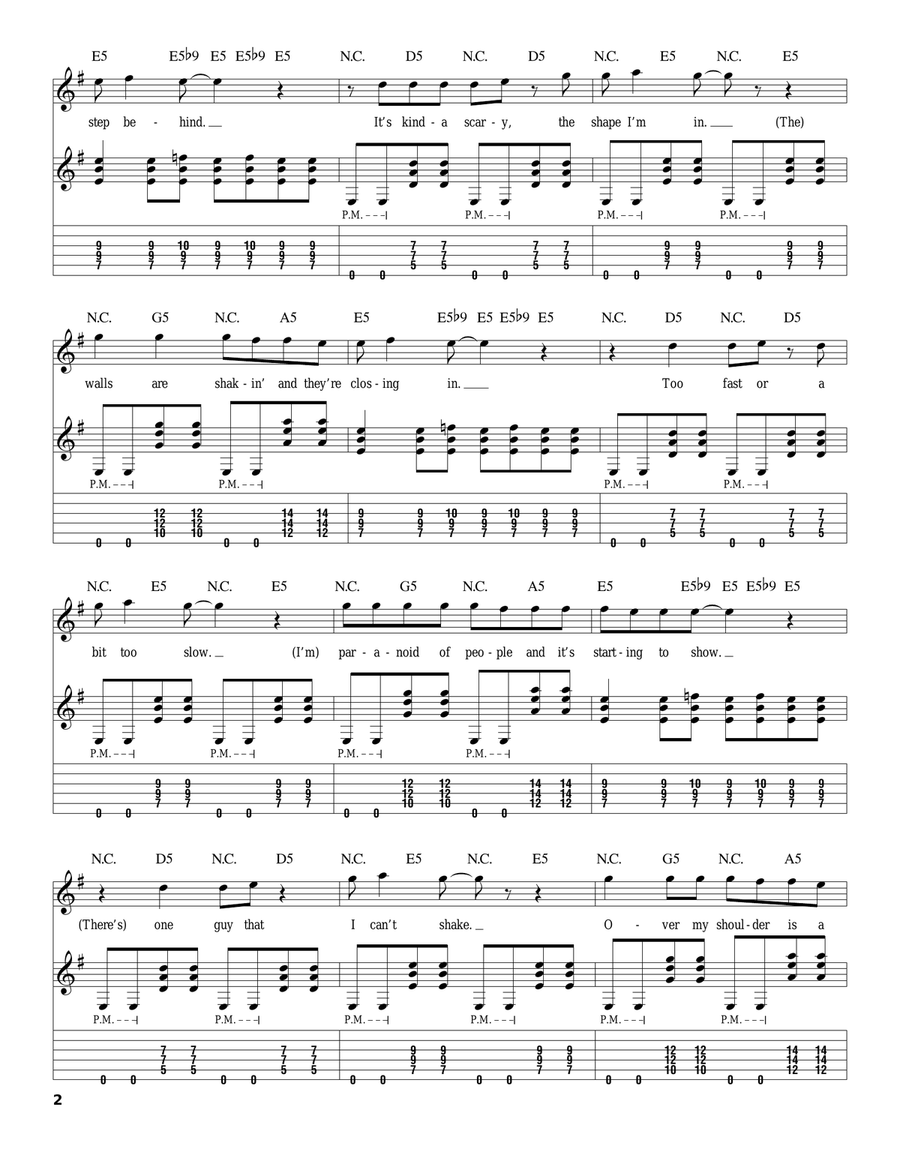 Gotta Get Away Acoustic Guitar scores gallery preview page 2