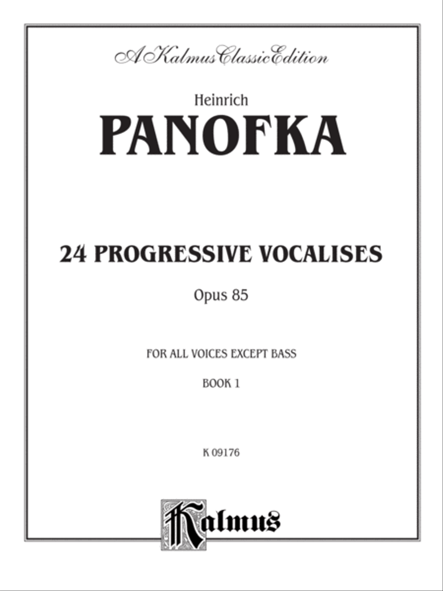 Twenty-four Progressive Vocalises, Op. 85, Volume 1 Voice scores gallery preview page 2