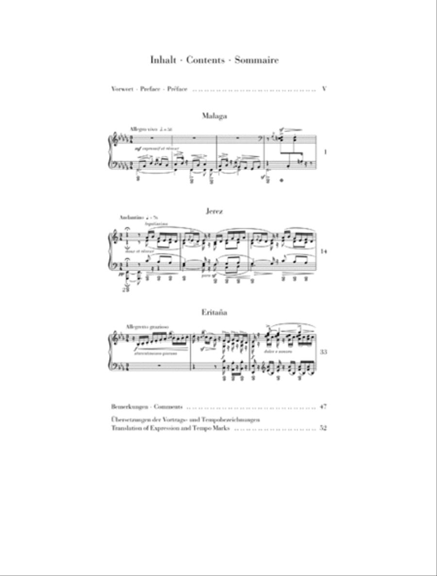 Isaac Albéniz – Iberia, Fourth Book Piano Solo scores gallery preview page 2
