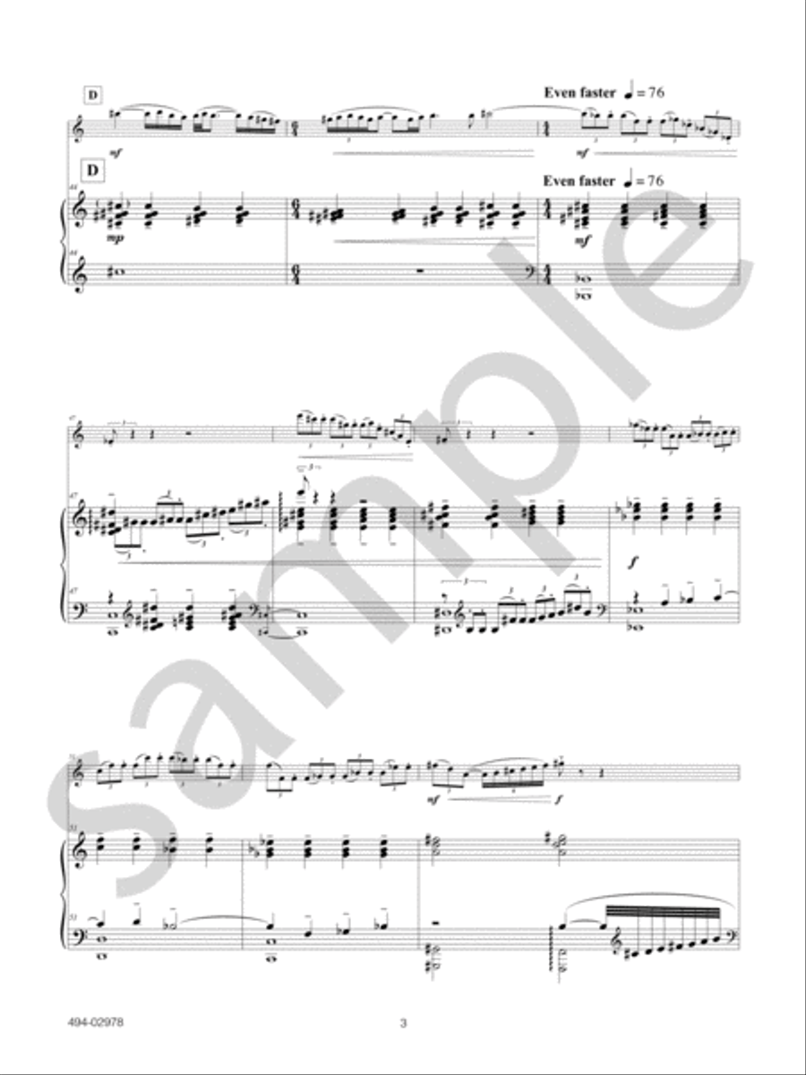 Chamber Concerto Violin Solo scores gallery preview page 6