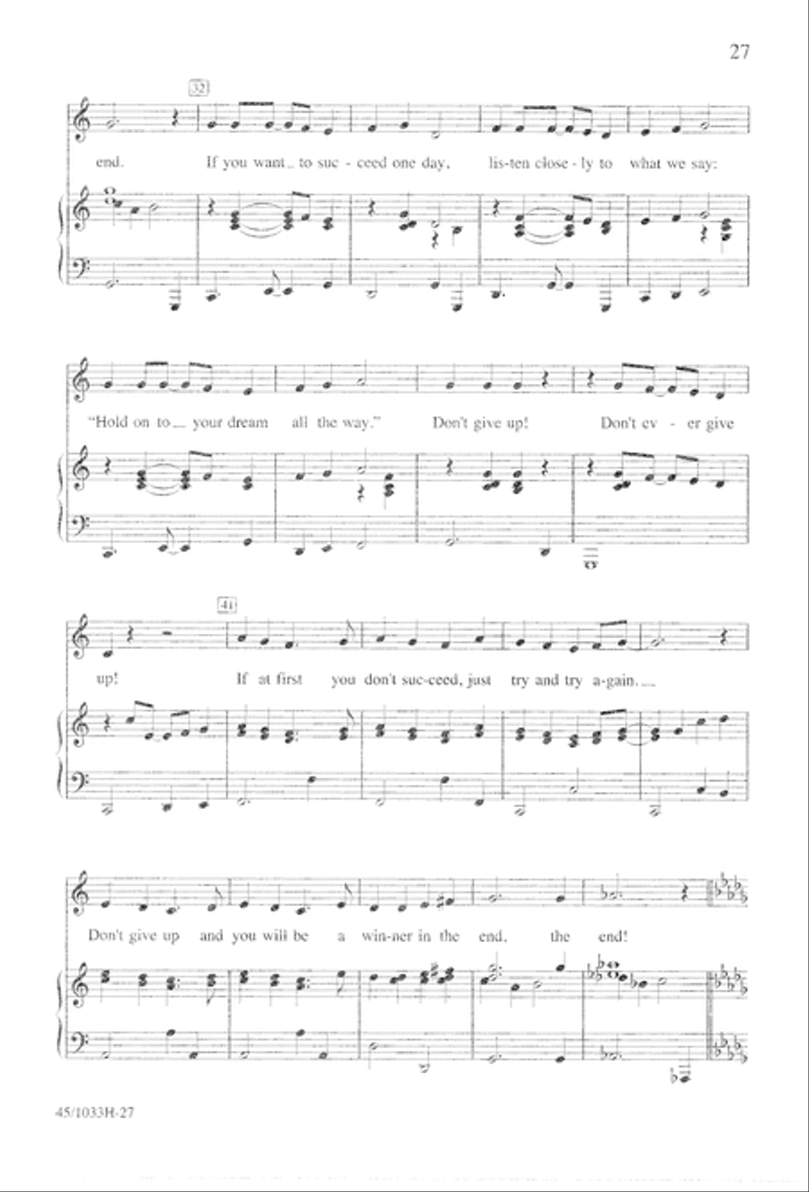 Watts It All About? The Whole Shocking Story Unison Choir scores gallery preview page 28